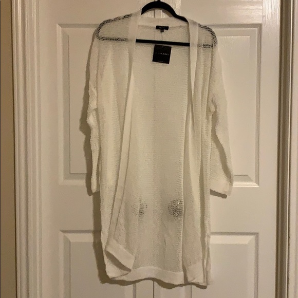 NWT JLUXLABEL White Sienna Crochet Cardigan - Picture 4 of 11